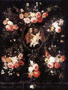Jan Van Kessel Holy Family oil painting artist